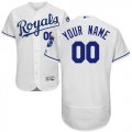 Custom kansas City Royals white Flexbase Authentic Collection Jersey(1)