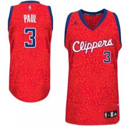 adidas Los Angeles Clippers #3 Chris Paul Red Decorative pattern nba Jerseys