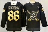 Tampa Bay Lightning #86 Nikita Kucherov black hockey jerseys-PD