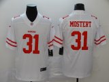 San Francisco 49ers #31 Raheem Mostert nike white Color Rush Limited Jerseys-01