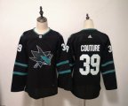 Youth Adidas San Jose Sharks #39 Logan Couture black NHL Jersey