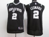 Youth Nike San Antonio Spurs #2 Kawhi Leonard black basketball jersey