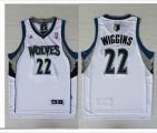 Minnesota Timberwolves Andrew Wiggins 22 white Revolution 30 Swingman Road Jerseys