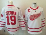 Reebok Detroit Red Wings #19 Steve Yzerman white 2017 Centennial Classic Premier Player Jersey