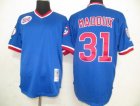 Chicago Cubs 31 Maddux Blue MLB Jersey