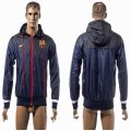 2015 Barcelona Training All Weather Jacket - Barcelona's deep blue