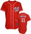 MLB Washington National #11 ZIMMERMAN Red Jerseys