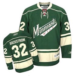 Minnesota Wild 32# BACKSTROM green NHL jerseys