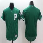 2016 Pittsburgh Pirates blank green Flexbase Authentic Collection Jersey