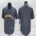 2022 MLB All-Star Nike Toronto Blue Jays blank gray majestic baseball jerseys-BD