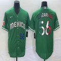 2023 World Cup Mexico #56 Randy Arozarena green majestic baseball jerseys 37