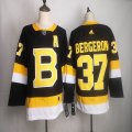 Adidas Boston Bruins #37 Patrice Bergeron black winter Winter NHL Jerseys-FH