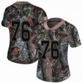 Women San Diego Chargers #76 Okung nike Camo Color Rush Limited Jersey