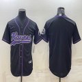 Nike Los Angeles Rams blank black baseball jerseys Joint name-BD