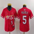 Youth Nike St.Louis Cardinals #5 Albert Pujols red MLB baseball Jerseys city version