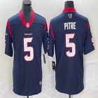 Nike Houston Texans #5 Tyrod Taylor blue Color Rush Limited Jersey-03