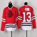 Youth Chicago Blackhawks #13 CM Punk red NHL Jersey(1)