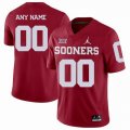 Custom 2018 Oklahoma Sooners red New College Football Jersey with jordan logo