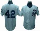 New York Yankees 42 Mariano Rivera White MLB Jersey