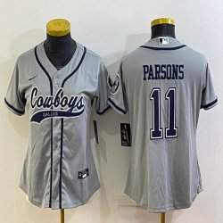 Youth Nike Dallas Cowboys #11 Cole Beasley gray baseball jerseys Joint name-BD