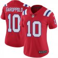 Women Patriots #10 Garoppolo Nike red Color Rush Limited Jersey