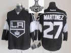 LOS ANGELES KINGS MARTINEZ #27 2014 NHL champion Jerseys black