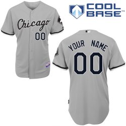 Chicago White Sox Personalized custom Grey MLB Jersey