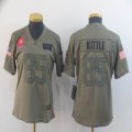 Women San Francisco 49ers #85 George Kittle Nike Camo 2019 Salute to Service Retired Limited Jersey#40