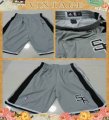 San Antonio Spurs nba shorts gray