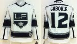 Youth Los Angeles Kings Marian Gaborik 12 white NHL Jersey