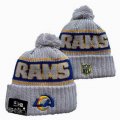 2024 Los Angeles Rams gray purple yellow NFL Sports Cuffed Knit Hats