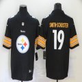 Pittsburgh Steelers #19 Smith-Schuster Nike black fashion Color Rush Limited Jersey