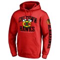 Men's Chicago Blackhawks Red Hometown Collection Pullover Hoodie