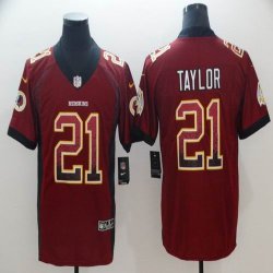 Washington Redskins #21 Sean Taylor Nike red drift Color Rush Limited Jersey