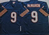 Chicago Bears #9 Jim McMahon Blue Throwback Jersey