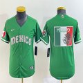 Women 2023 World Cup Mexico blank green majestic baseball jerseys (15)