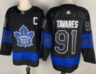 2022 Adidas Toronto Maple Leafs #91 John Tavares blue double sided hockey jersey-FH