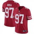 49ers #97 Nick Bosa nike red Color Rush Limited Jersey-BD