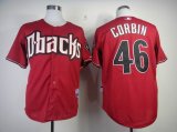 Arizona Diamondback CORBIN 46# red mlb jerseys