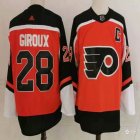 Adidas Philadelphia Flyers #28 Claude Giroux orange hockey jersey-PD