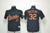 Baltimore Orioles WIETERS 32# black kids mlb jerseys