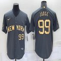 2022 MLB All-Star Nike New York Yankees #99 Aaron Judge dark grey majestic baseball jerseys-BD