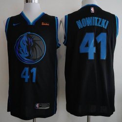 Dallas Mavericks 41# Dirk Nowitzki black nike nba jerseys