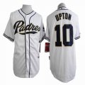 San Diego Padres #10 Justin Upton white MLB jersey