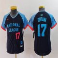 Youth National League Shohei Ohtani Nike Navy 2024 MLB All-Star Game Limited Player Jersey 02