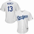 Women Los Angeles Dodgers #13 Max Muncy white majestic baseball Jersey