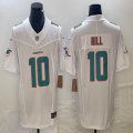 Nike Miami Dolphins #10 Tyreek Hill white Color Rush Limited Jersey 03