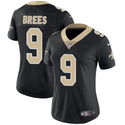 Women New Orleans Saints #9 Drew Brees Nike black Color Rush Limited Jersey