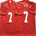 Atlanta Falcons #7 Michael Vick Red throwback NFL Jerseys