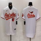 Nike Baltimore Orioles blank white majestic MLB Baseball jerseys-BD 03